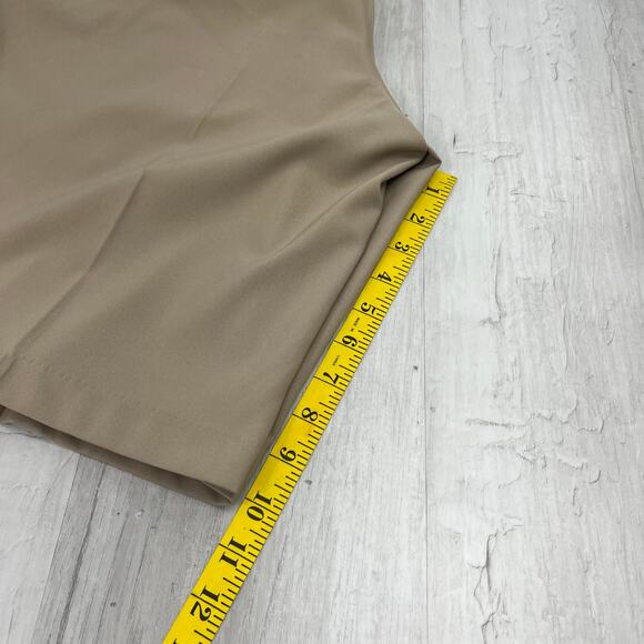 Adidas Climalite Tan Khaki Golf Preppy Lightweight Basic School Work Shorts 36 - Picture 9 of 9